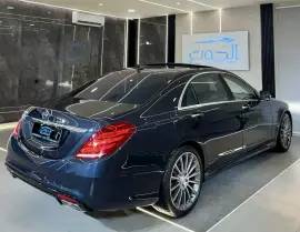 SPECIAL DARK BLUE MERCEDES S500 V8 || GCC  || FULL