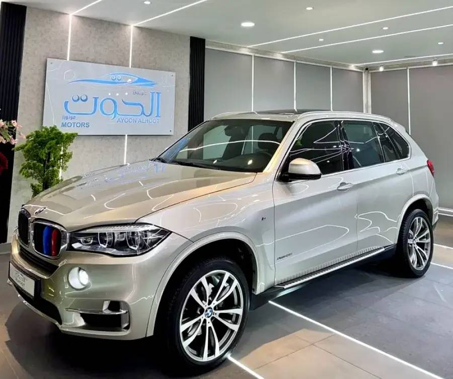 LOVELY GOLDEN BMW X5 V6 || TOP RANGE || GCC || F.S.H BMW || REAR SCREENS || 79k MILES