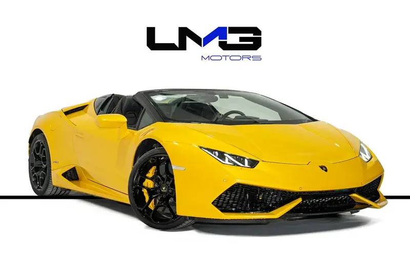 HURACAN SPYDER LP 610-4 | GIALLO INTI | IMMACULATE CONDITION | LMG MOTORS