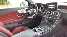 AMG COUPE MERCEDES C200“” TOP OPTIONS “” GCC “ PANORAMIC ROOF “” KEYLESS “” LOW MILES