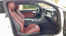 AMG COUPE MERCEDES C200“” TOP OPTIONS “” GCC “ PANORAMIC ROOF “” KEYLESS “” LOW MILES