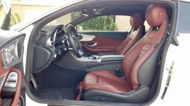 AMG COUPE MERCEDES C200“” TOP OPTIONS “” GCC “ PANORAMIC ROOF “” KEYLESS “” LOW MILES